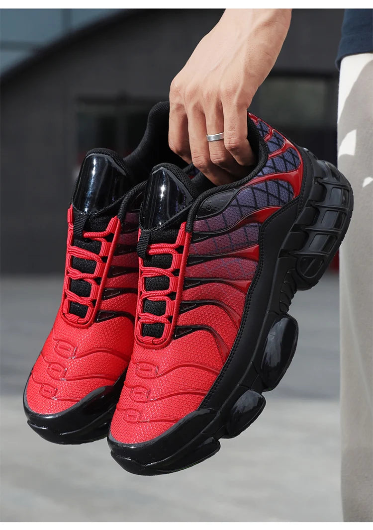 Men's Breathable Fashion Casual Shoes Male Outdoor Sports Sneakers with Air Cushion Soft Sole Running Shoes
