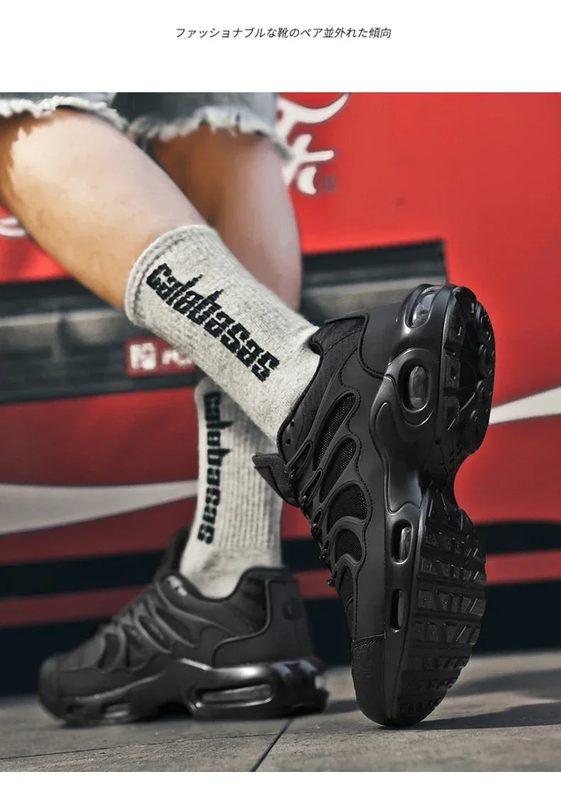 New Men's Air Cushion Shoes Designer Footwear Luxury Shoes Male Fitness Jogging Sneakers