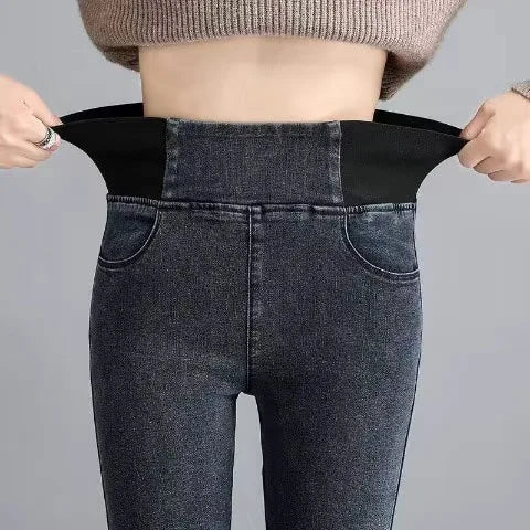 Jeans Oversize 26-38 Slim Denim Pants Women's High Waist Skinny Jean