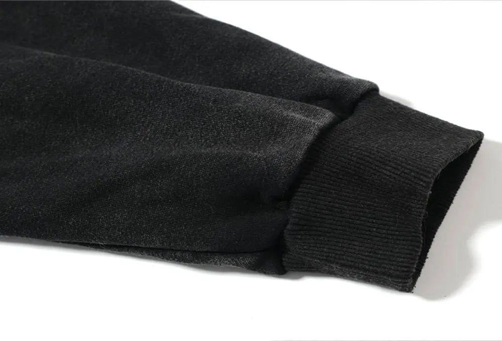 Anime Cyberpunk: Edgerunners Washed Hoodies Printed Casual Men Contains Cotton High Quality Fashion Loose Pullover Unisex