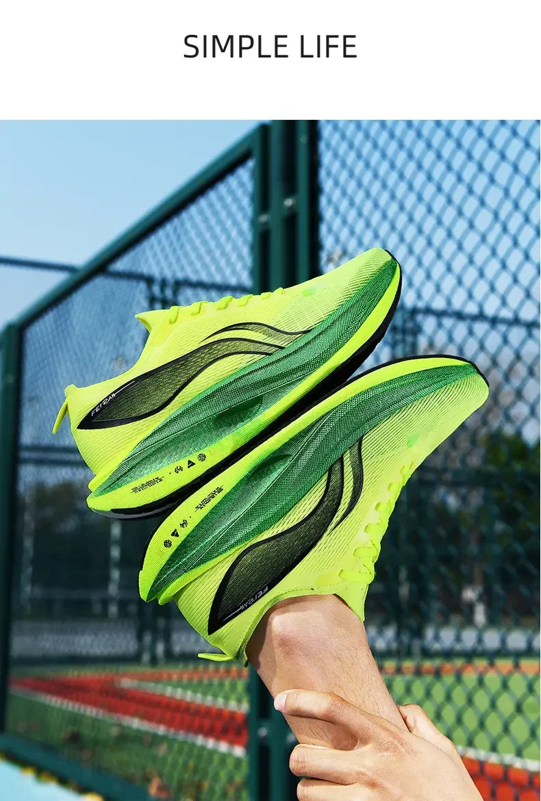 Men's Shoes Fashion Casual Breathable Mesh Surface Carbon Plate Rubber Outsole Red Rabbit Limited Sports Shoes