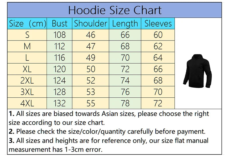 Vintage Compass Print Hoodies for Men High Quality Hooded Long Sleeve Pullover All Season Daily Casual Sports Tops Men's Clothes