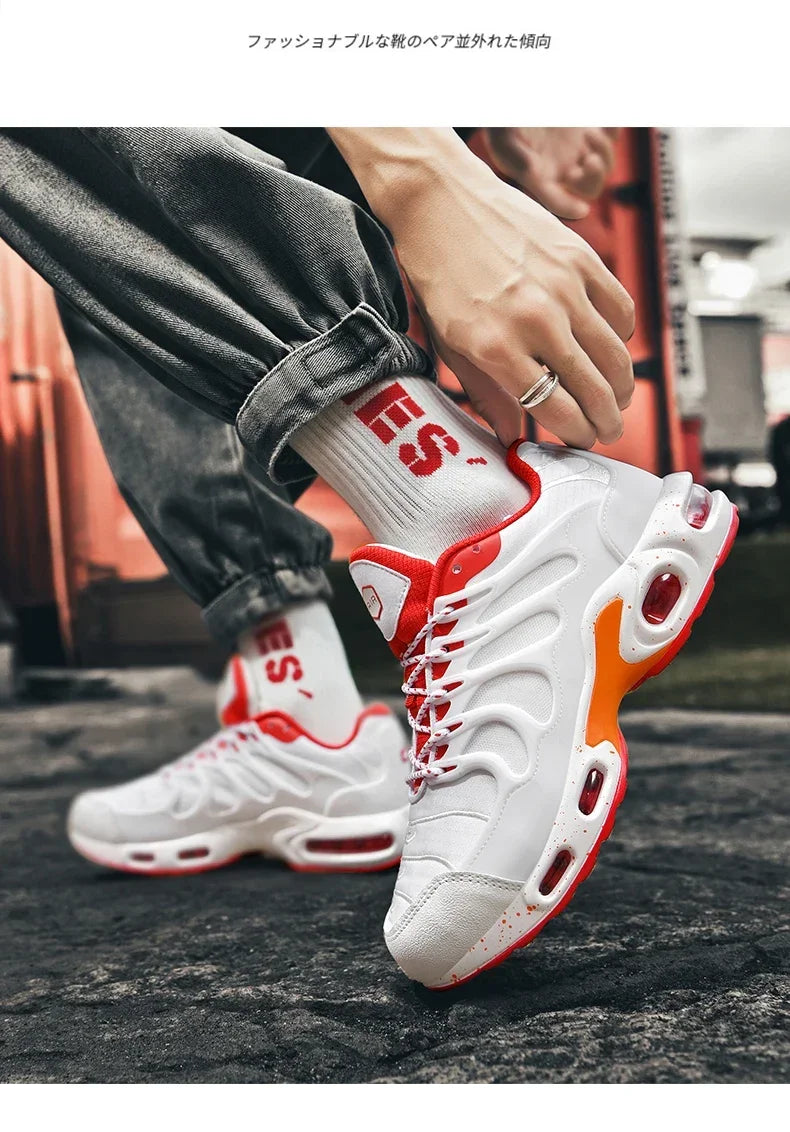 New Men's Air Cushion Shoes Designer Footwear Luxury Shoes Male Fitness Jogging Sneakers