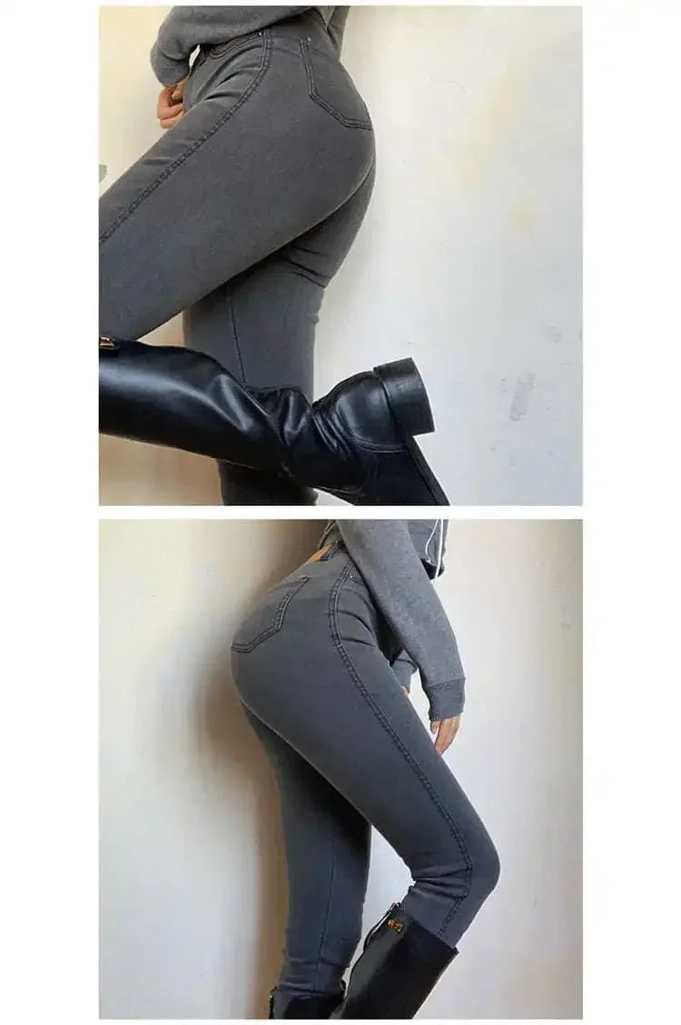 Women's Stretch Jeans Slim Fashion  Pencil Pants