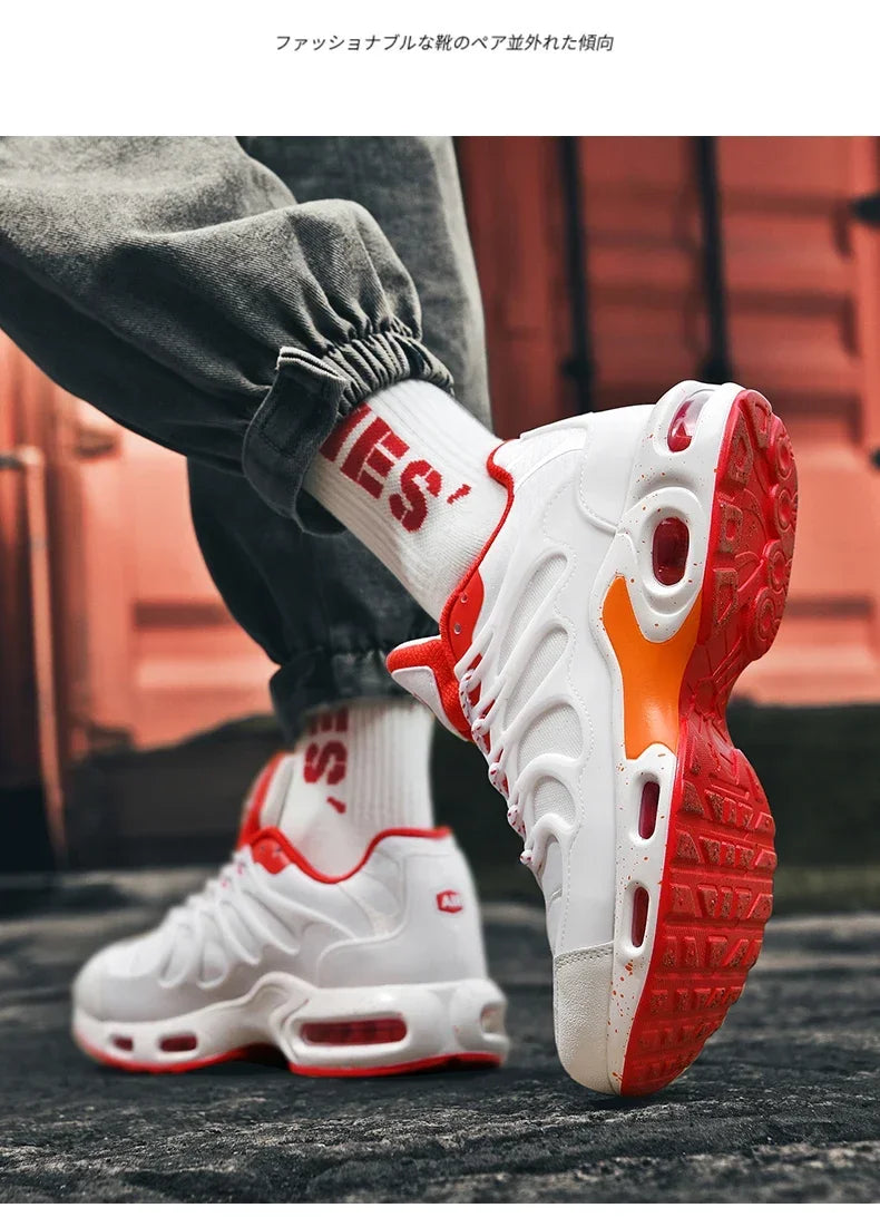 New Men's Air Cushion Shoes Designer Footwear Luxury Shoes Male Fitness Jogging Sneakers