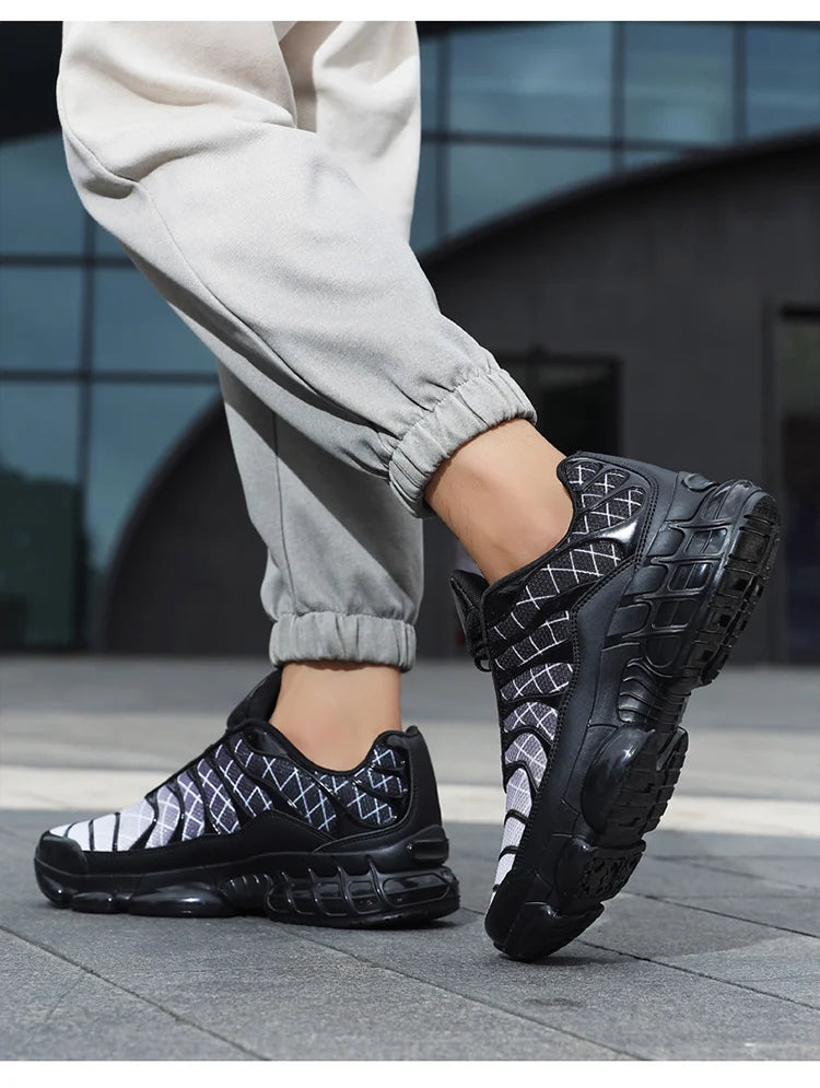 Men's Breathable Fashion Casual Shoes Male Outdoor Sports Sneakers with Air Cushion Soft Sole Running Shoes